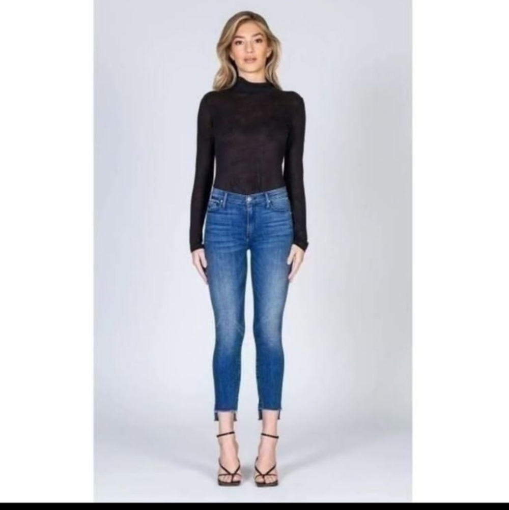 Black Orchid Women's Medium Wash High Rise Skinny Jeans